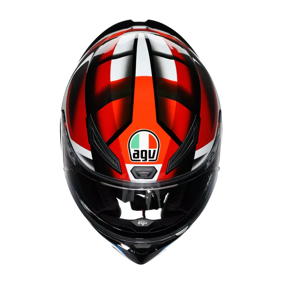 AGV K1 S Fastlap Black/Red/Blue Helmet - AGV | SuperBike Store India