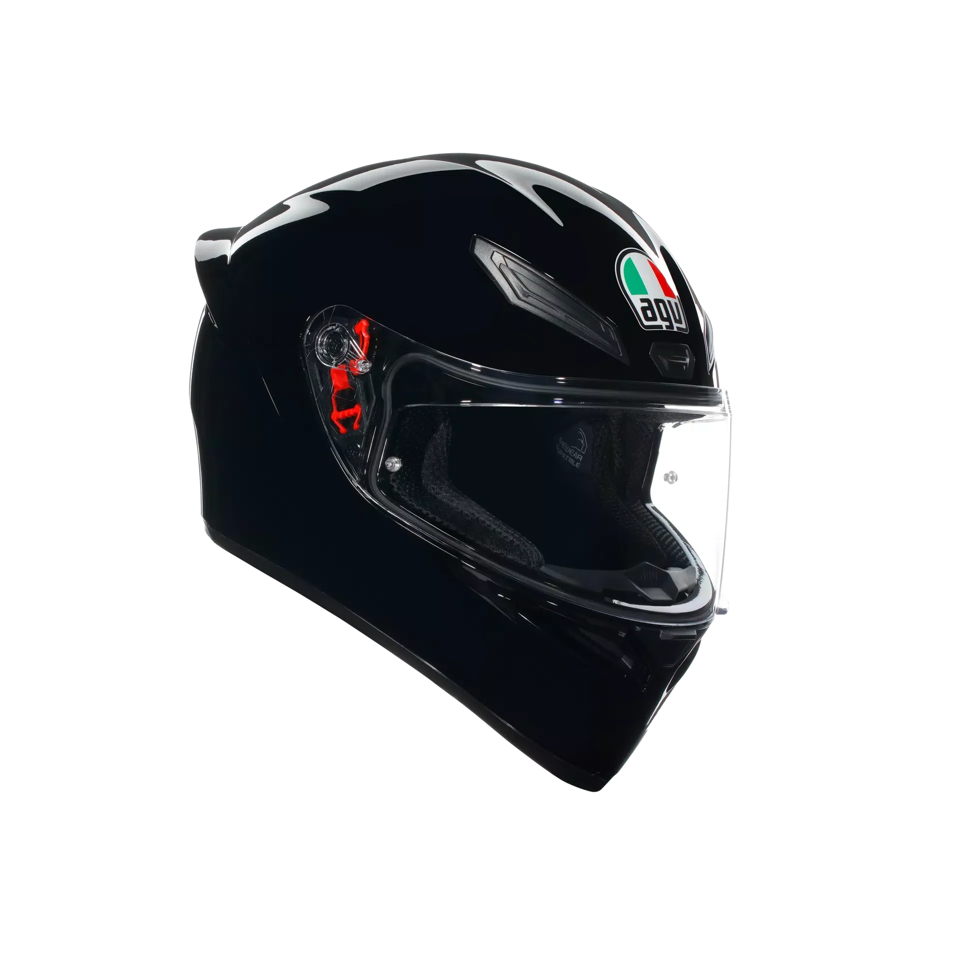 AGV K1 S Helmet - Gloss Black - AGV | SuperBike Store India