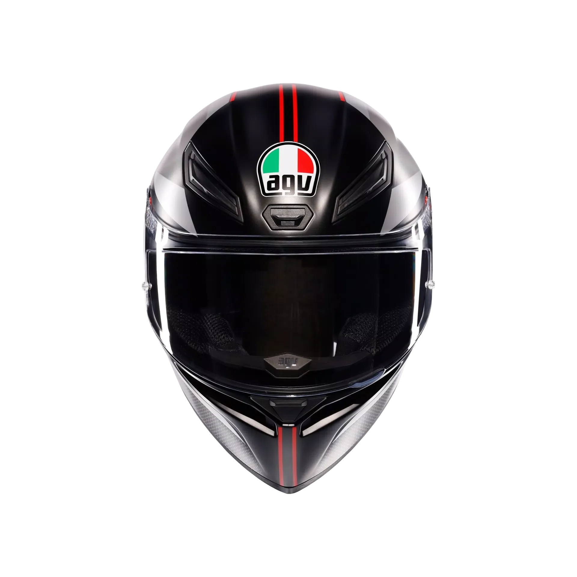 AGV K1 S Lap Matt Black/Grey/Red Helmet - AGV | SuperBike Store India