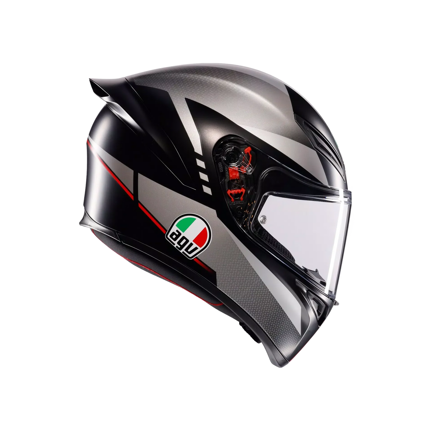 AGV K1 S Lap Matt Black/Grey/Red Helmet - AGV | SuperBike Store India