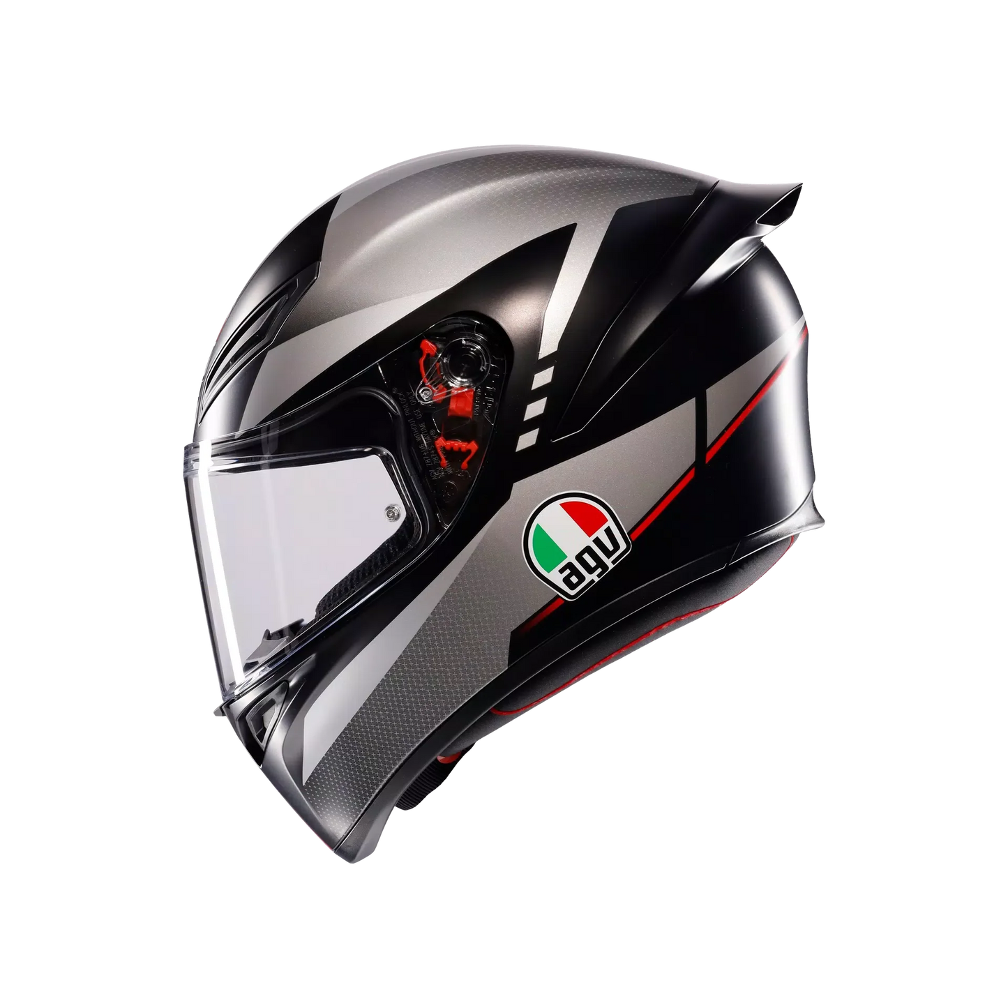 AGV K1 S Lap Matt Black/Grey/Red Helmet - AGV | SuperBike Store India