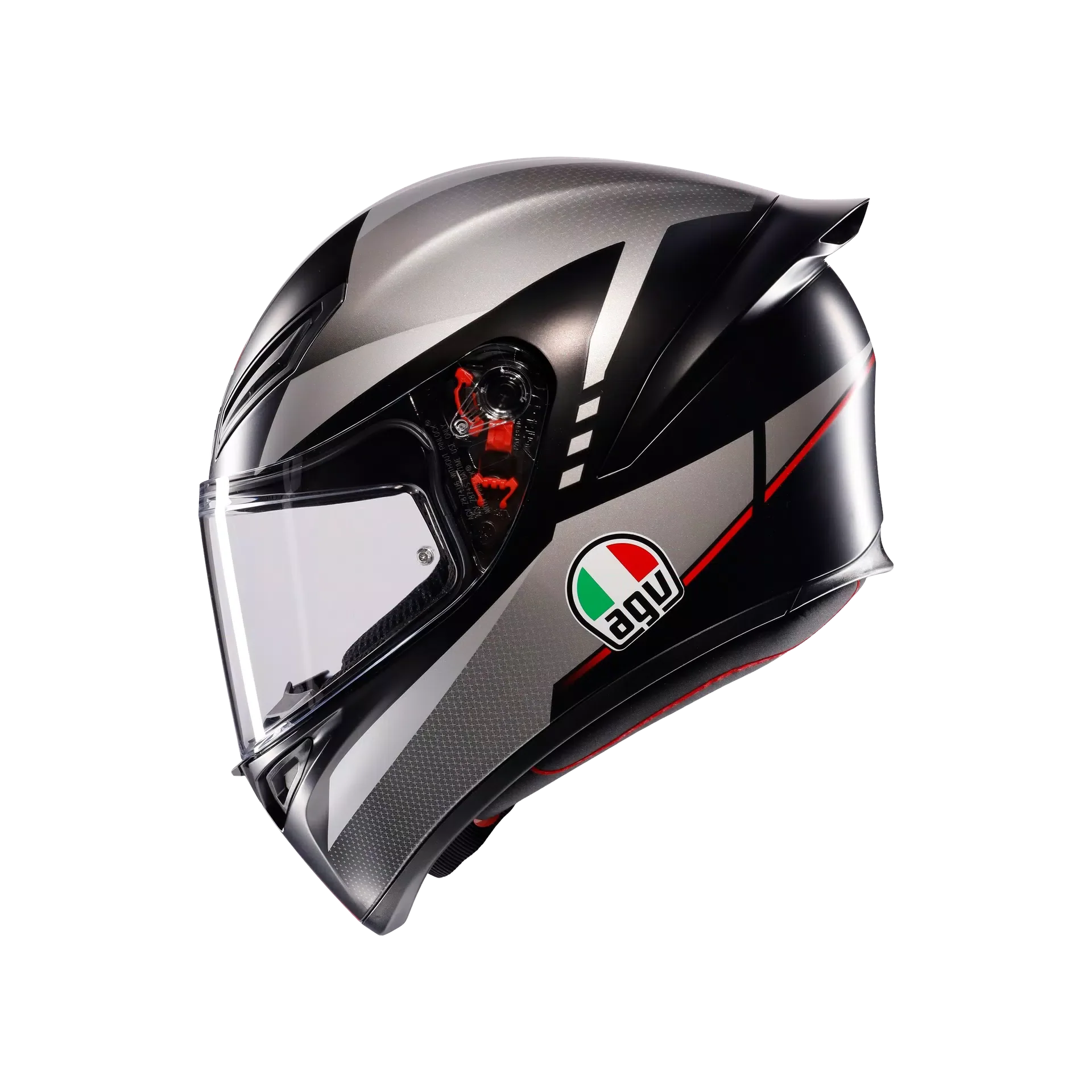 AGV K1 S Lap Matt Black/Grey/Red Helmet - AGV | SuperBike Store India