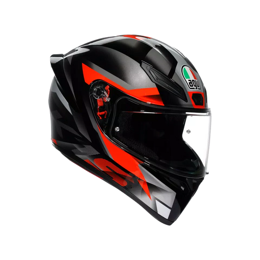 AGV K1 S Fastlap Black/Grey/Red Helmet - AGV | SuperBike Store India
