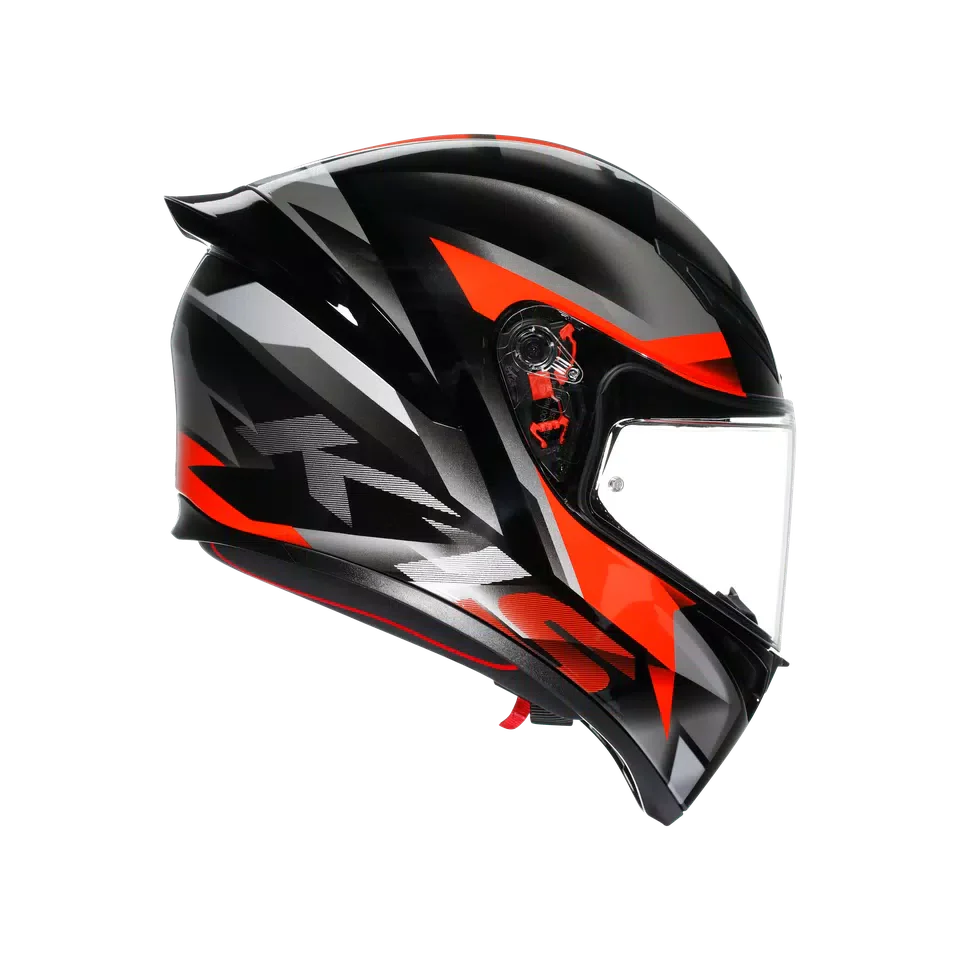 AGV K1 S Fastlap Black/Grey/Red Helmet - AGV | SuperBike Store India