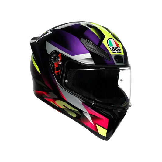 AGV K1 S Fastlap Black/Purple/Pink Helmet - AGV | SuperBike Store India