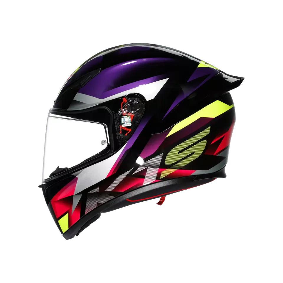 AGV K1 S Fastlap Black/Purple/Pink Helmet - AGV | SuperBike Store India