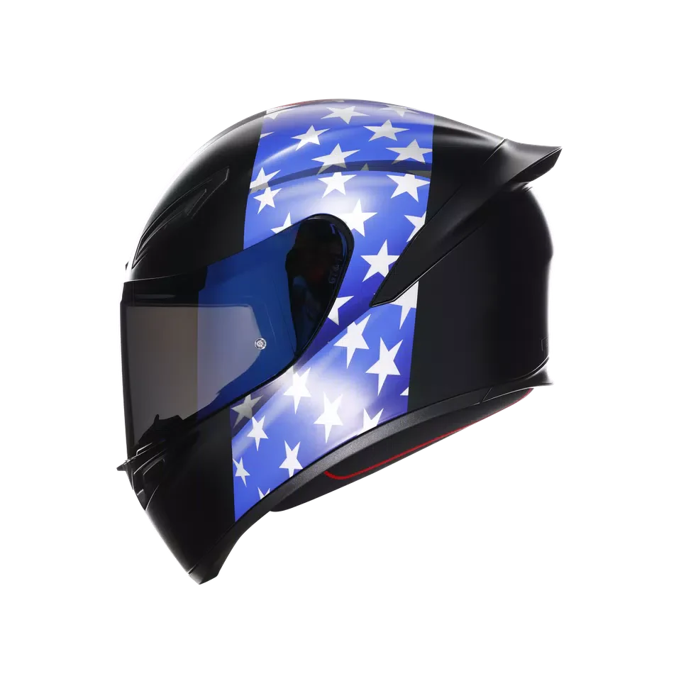 AGV K1 S US Flag Matt Black/Red/Blue Helmet - AGV | SuperBike Store India