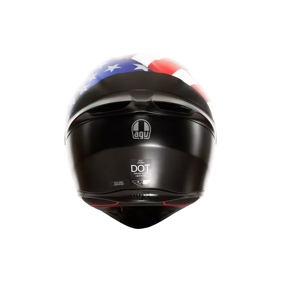 AGV K1 S US Flag Matt Black/Red/Blue Helmet - AGV | SuperBike Store India