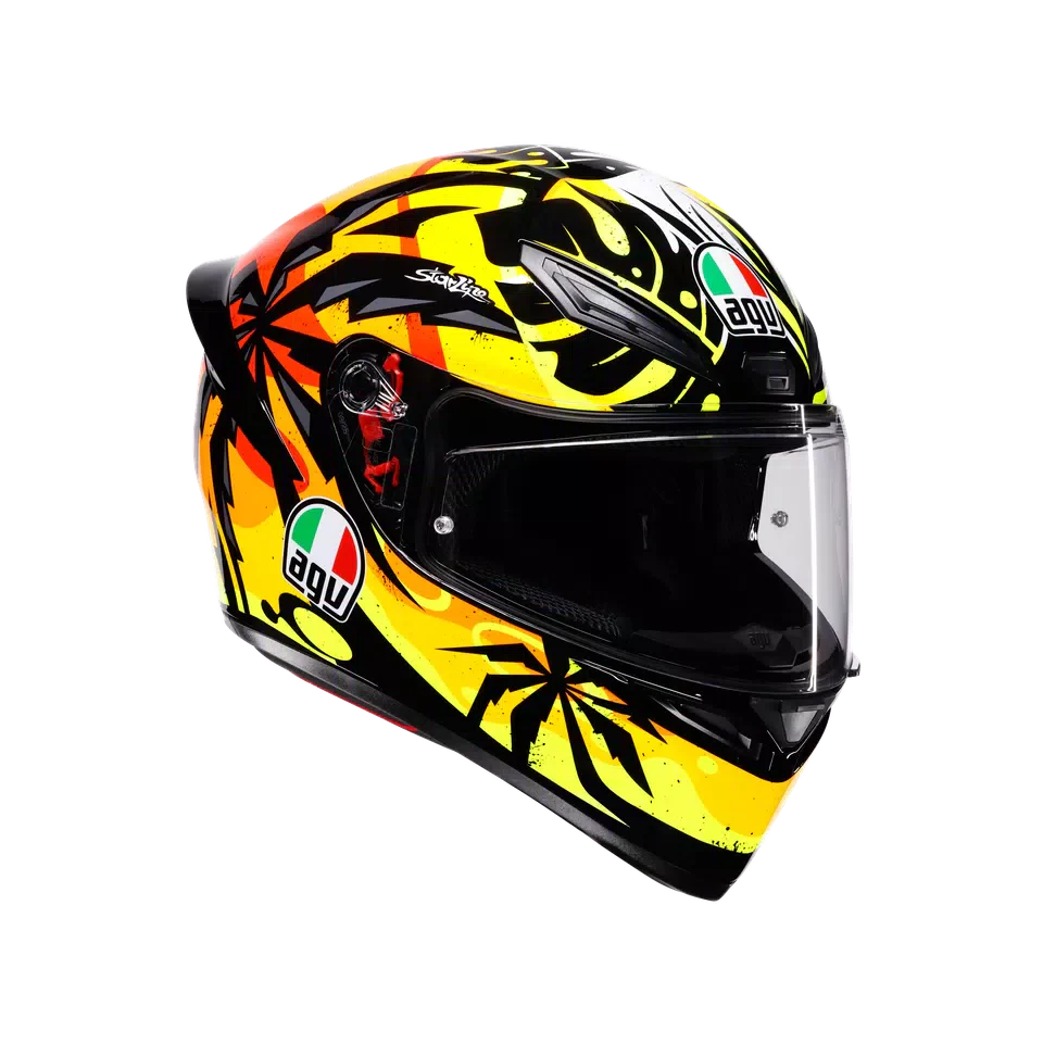 AGV K1 S Tropicrush Black/Orange Helmet - AGV | SuperBike Store India