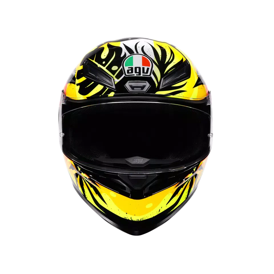 AGV K1 S Tropicrush Black/Orange Helmet - AGV | SuperBike Store India