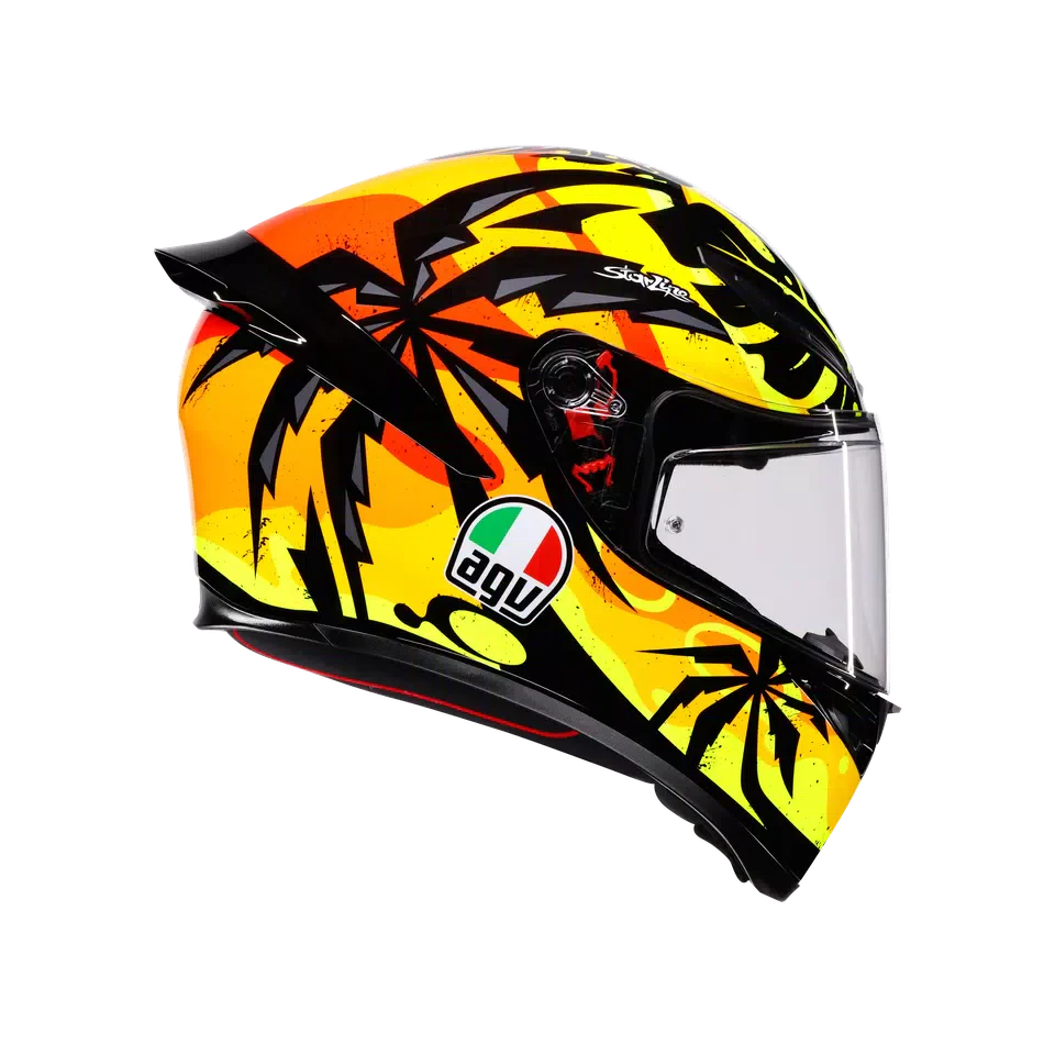 AGV K1 S Tropicrush Black/Orange Helmet - AGV | SuperBike Store India