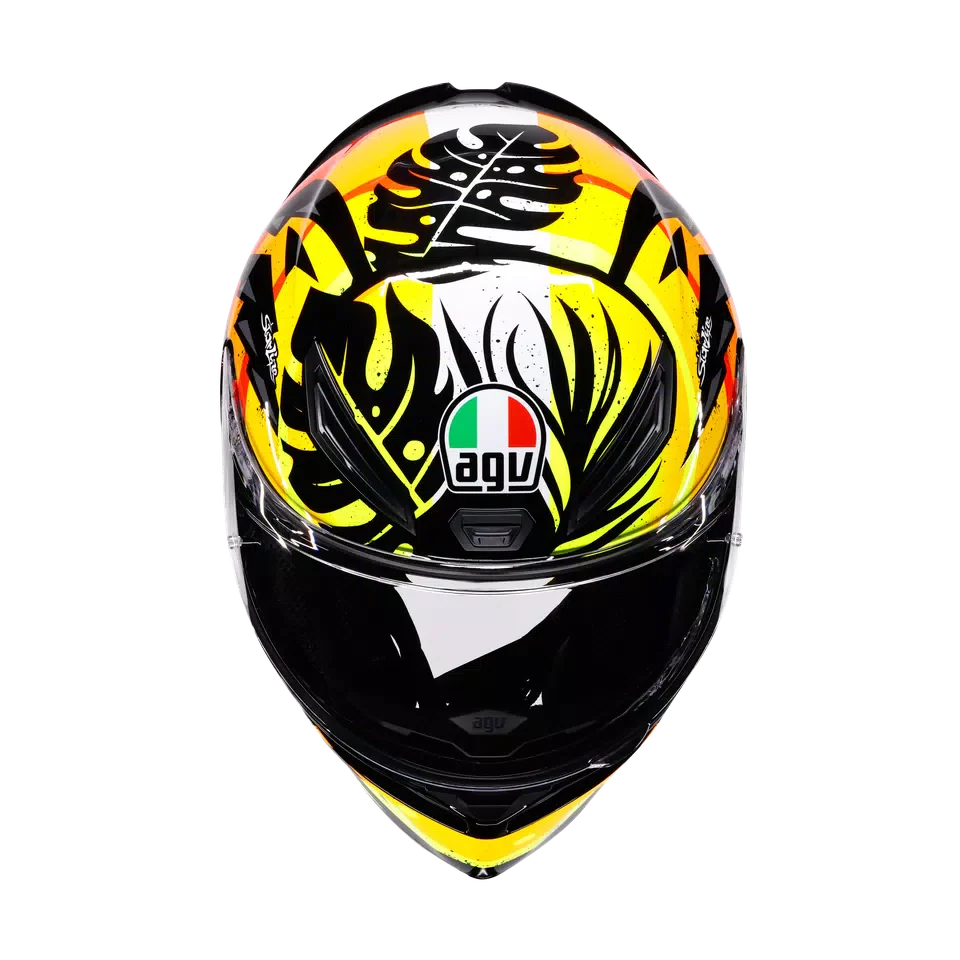 AGV K1 S Tropicrush Black/Orange Helmet - AGV | SuperBike Store India