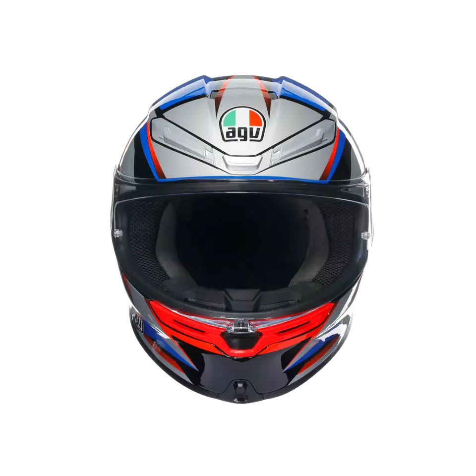 AGV K6 S Slashcut Black/Blue/Red Helmet - AGV | SuperBike Store India