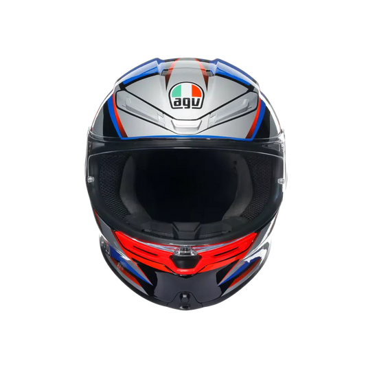 AGV K6 S Slashcut Black/Blue/Red Helmet - AGV | SuperBike Store India