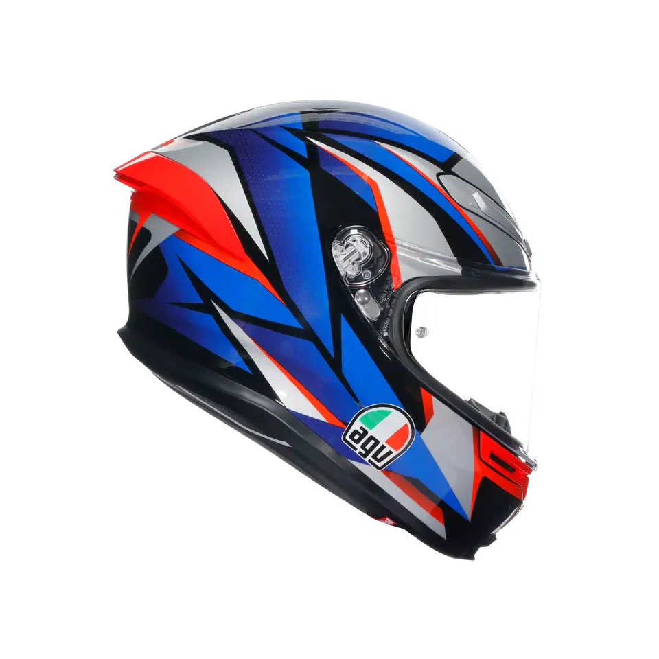 AGV K6 S Slashcut Black/Blue/Red Helmet - AGV | SuperBike Store India