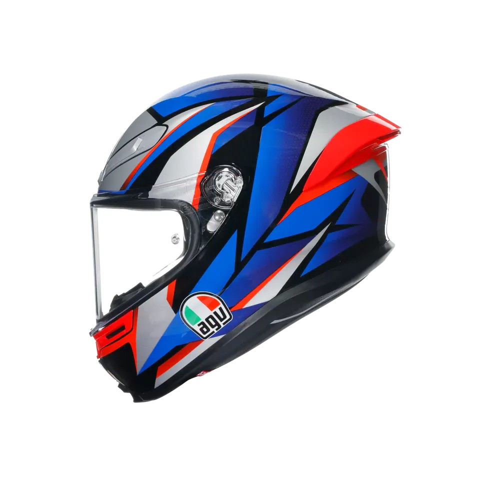 AGV K6 S Slashcut Black/Blue/Red Helmet - AGV | SuperBike Store India