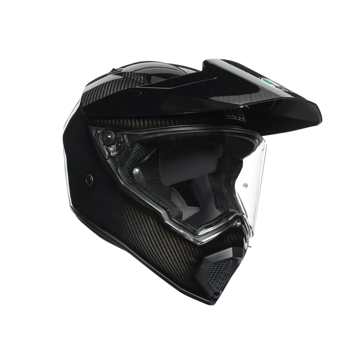AGV AX9 Helmet - Mono Glossy Carbon - AGV | SuperBike Store India