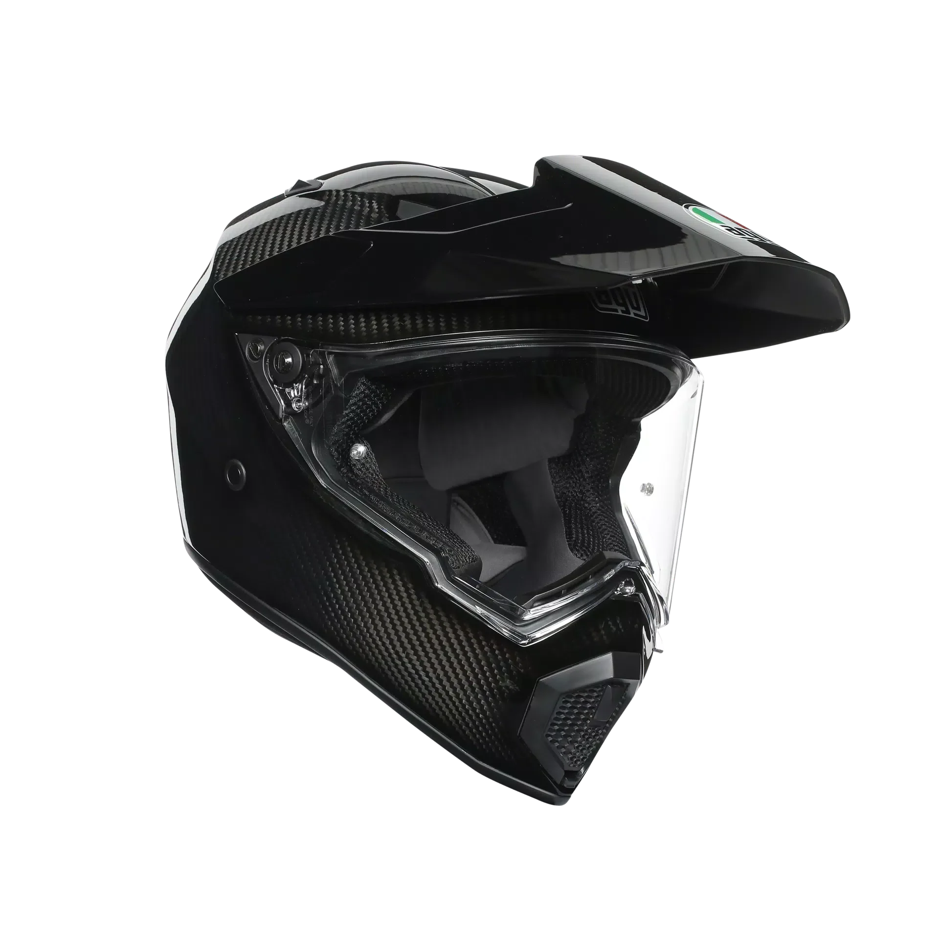 AGV AX9 Helmet - Mono Glossy Carbon - AGV | SuperBike Store India